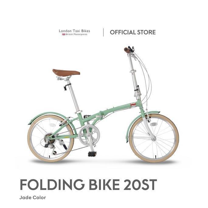 Terlaris Sepeda Lipat London Taxi Folding Bike 206S - Jade