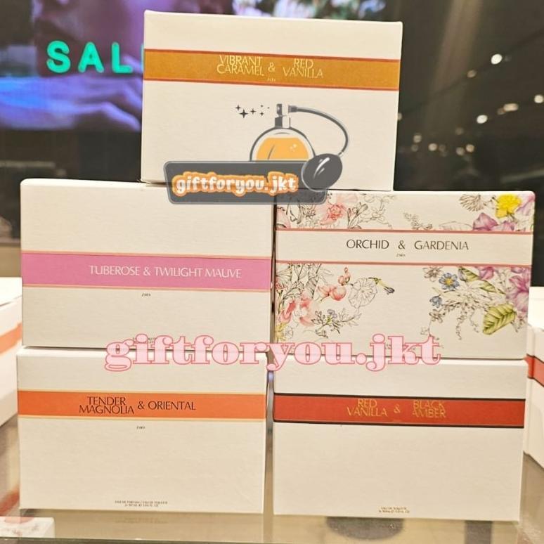 Parfum Wanita Zara Paket Parfum Isi 2 : Red Vanilla Black Amber Oriental Fruity Wonder Rose  Bright 