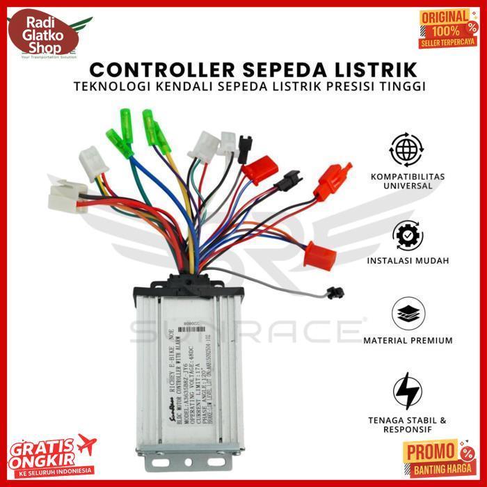 Terlaris Controller / Kontroler Sepeda Listrik Sunrace Original 48V / 60V / 72V Universal