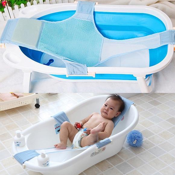 Gratis Ongkir [Jaring Saja Tanpa Bak] Baby Bather Jaring Bak Mandi Bayi Baru Lahir Agar Tidak Terjat