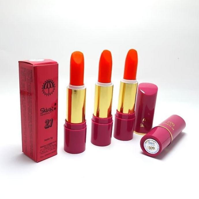 [ 12pcs ] SKIVA 21 Lipstik Seri 500