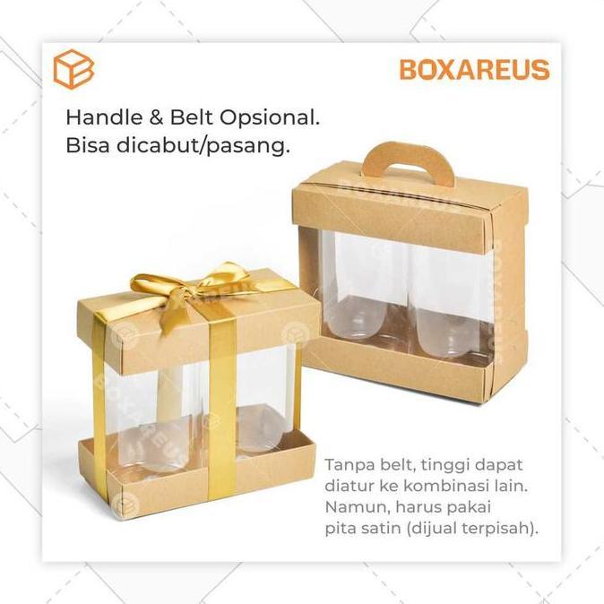 Box Toples Kue Kering Jar Plastik Packaging Kemasan Cookies | TJ94187