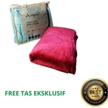 Selimut bulu halus polos 150x200cm blanket bulu polos premium tebal