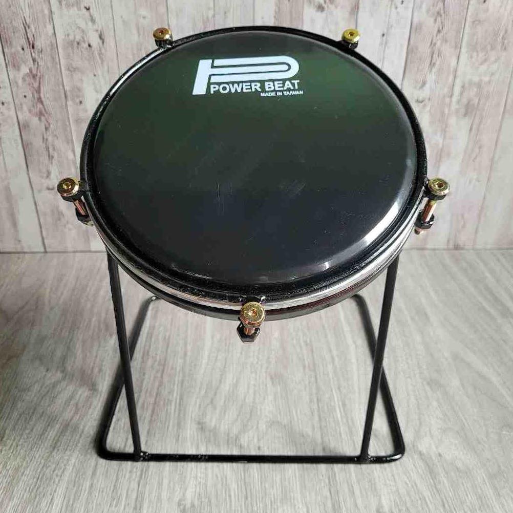 Dudukan Tam Hadroh Stand Tam Stel Mika 8 inch Power Beat Tam Tung Bass Hadroh