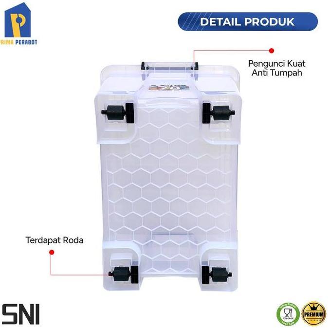 Storage Box Transparan 78 Liter Container Penyimpanan Boks Besar