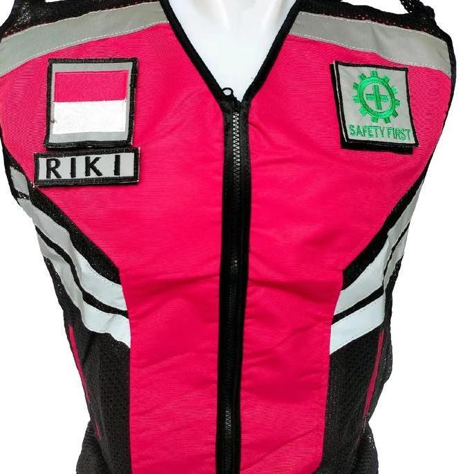 ORIGINAL rompi safety/rompi k3/rompi lapangan merah READY STOCK