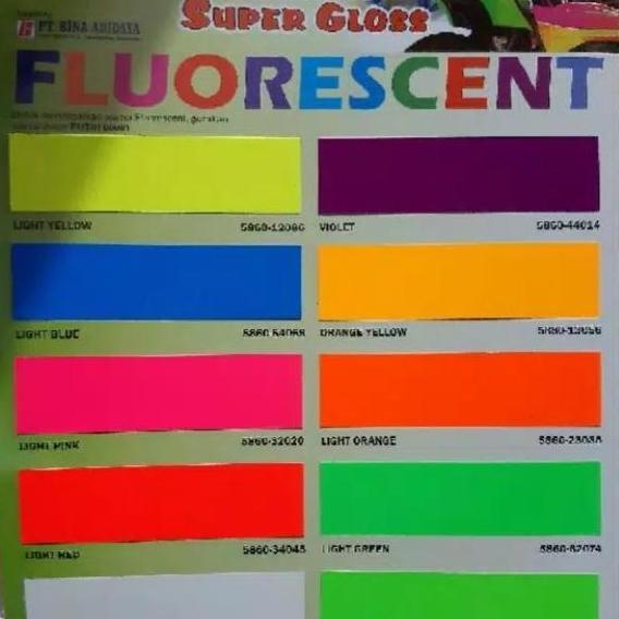 Wutwut- Cat Duco Penta Nc Fluorescent/Stabilo Kuning & Hijau & Orange 200 Gram