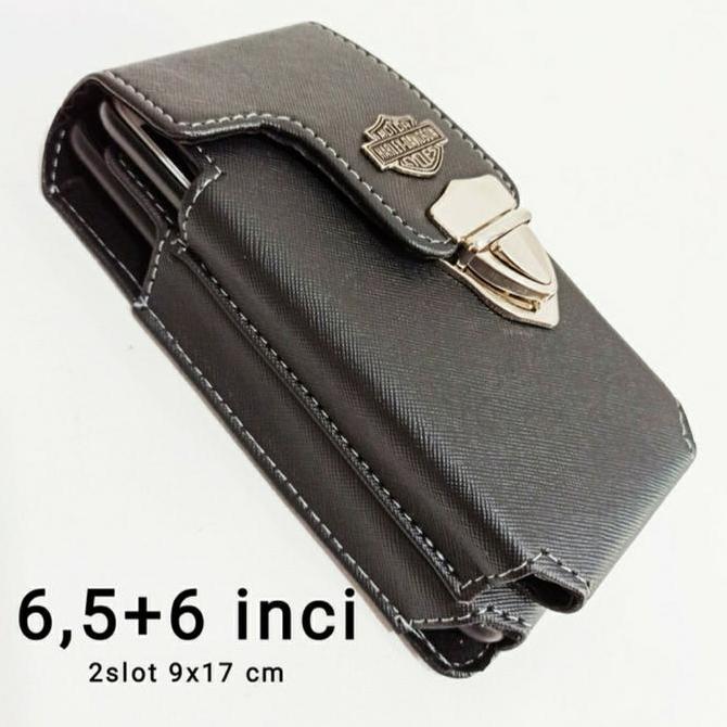 Bag- Dompet Hp Pria 6,5 Inci Sarung Hp Tas Pinggang Pria Sabuk Kopel