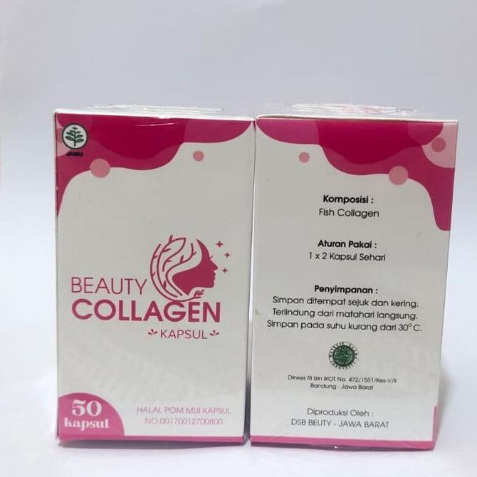 Yxyj- Kapsul Beauty Collagen Nutrisi Kecantikan / Kolagen Ash Shihah Isi 50 Kapsul