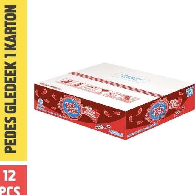 Popmi Pop Mie Pedes Pedas Geledek 1 Dus 12 Cup