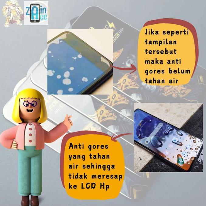 Gwl- Anti Static Clear Esd For Oppo Tempered Glass Anti Static For Oppo Tahan Air