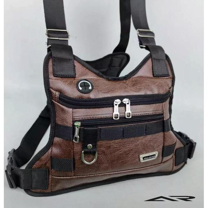 Bag- Tas Selempang Dada Pria Polo Amstar Chestbag Series Uss 1.1 Tactical Slingbag Sporty Outdoor