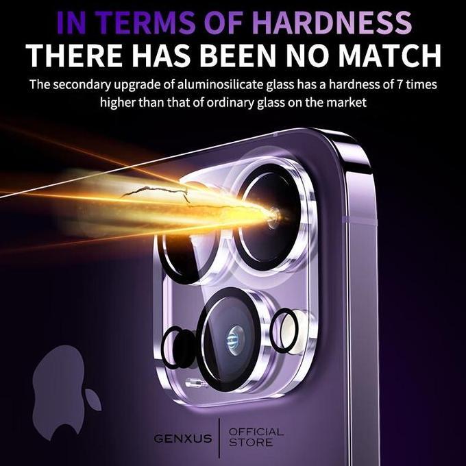 Gwl- Genxus Camera Lens Clear Protector Camera Bening Tempered Glass Anti Gores Kamera For Iphone 11
