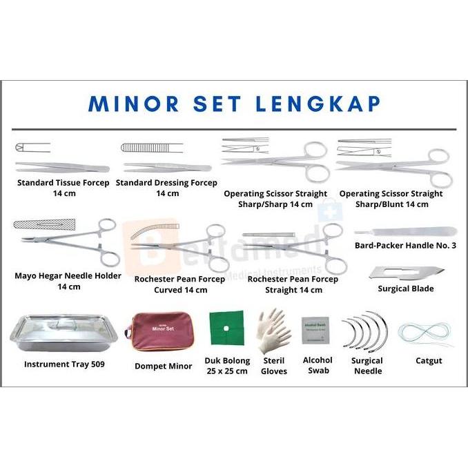 New- Minor Set Lengkap / Set Bedah Minor Lengkap