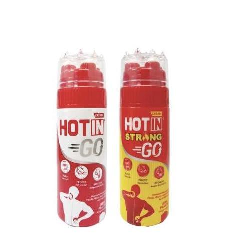 New- Hot In Go Cream 100Gr Dengan Roll On Dan Alat Pijat Strong//Original