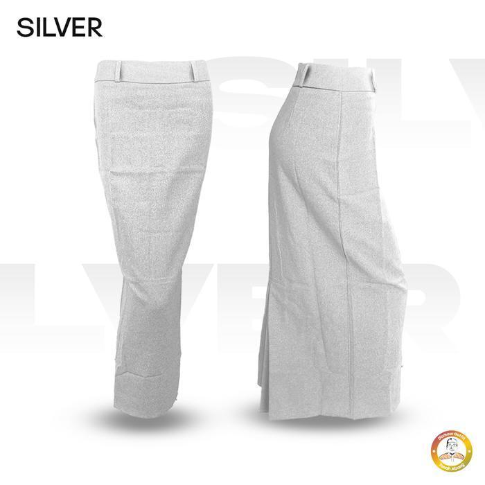 (Ready) Rok Span Panjang Rempel Belakang Wanita Formal Pakaian Kantoran Long Skirt Rampel Perempuan 