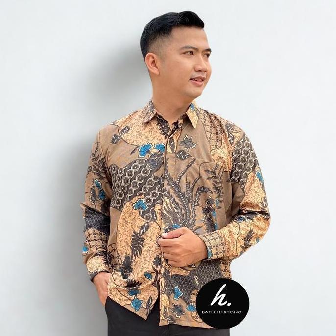 Baju Kemeja Batik Pria Lengan Panjang Mewah Buat Kondangan