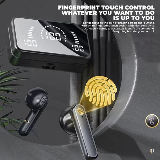 Azrilbagusshop - Dingdong S2 Tws Bluetooth Earphone Charging Box