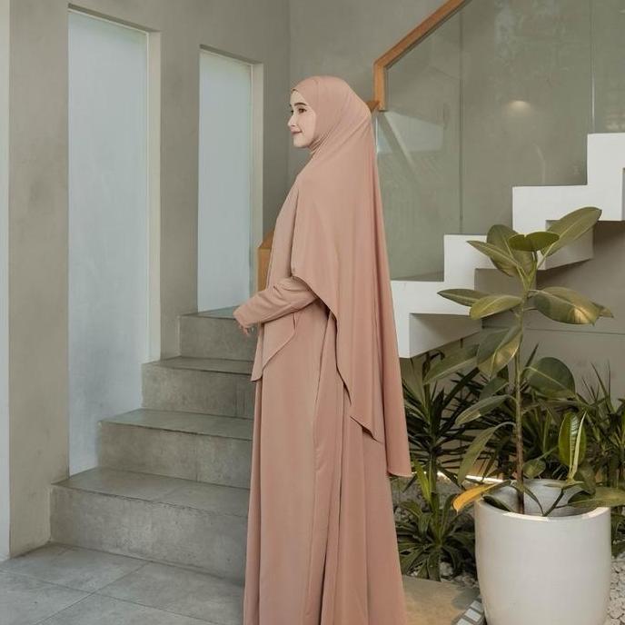 Shakirasyari - Mina Set Abaya Umroh Jersey Premium