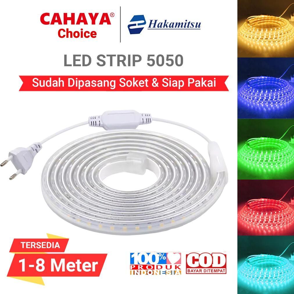 Sale Cahaya - Lampu Led Strip 5050 Smd Meteran Lampu Hias / Paket Lampu Led Strip Lengkap Tinggal Co