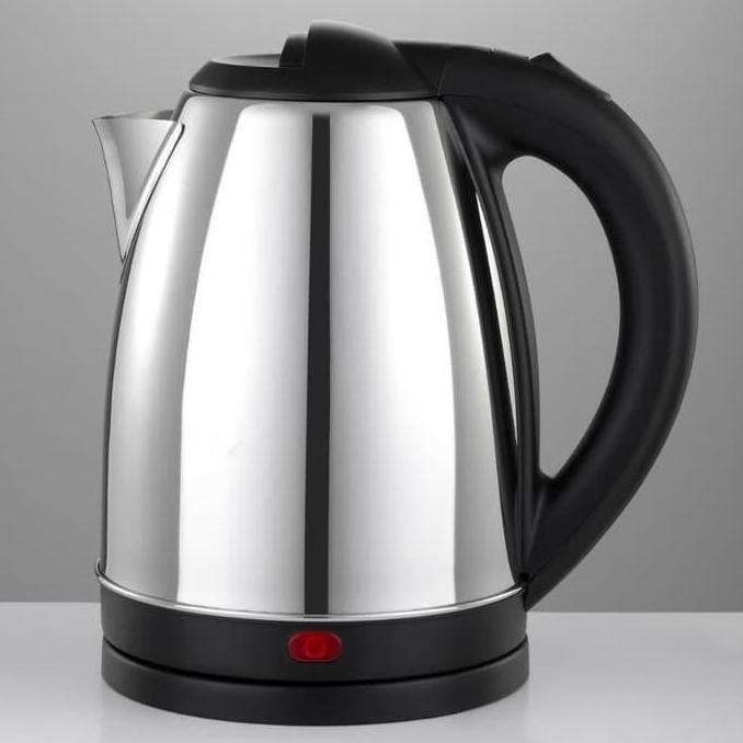 CUCI GUDANG Teko Listrik Stainless SQRS 2L Pemanas Air Kettle Listrik Electric Kettle