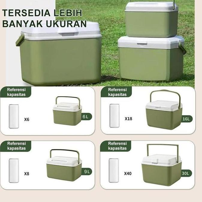 hot deals wildjoy camp cooler box kotak makan siang serbaguna ekstra besar tahan air dan anti bocor 