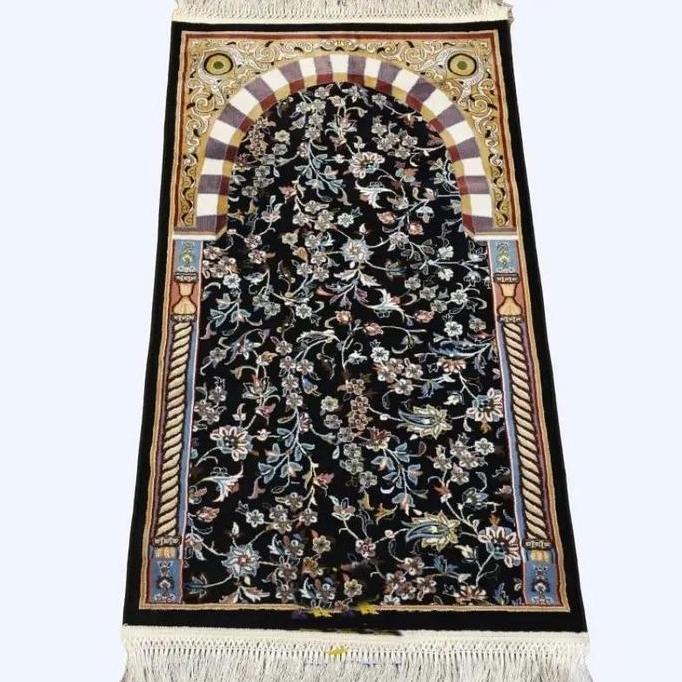 Sajadah Turki Embos Premium Mewah Bulu Karpet Lebar Tebal Tebel Empuk Lembut Nyaman Dewasa Unik Terb