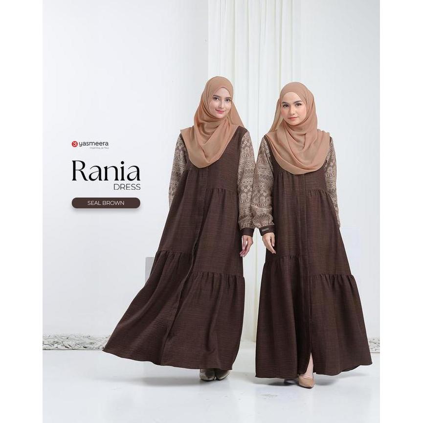 Yasmeera Official | Rania Dress (Gamis Brukat I Gamis Kondangan I Gamis Linen)