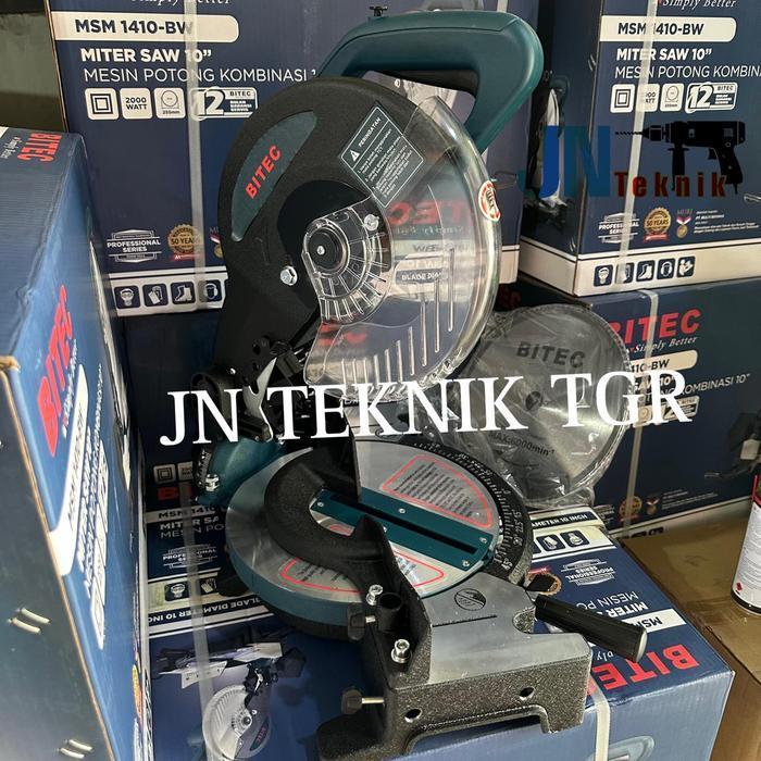 MESIN POTONG ALUMUNIUM 10 INCH BITEC MSM 1410-HM / MITER SAW BITEC 10"