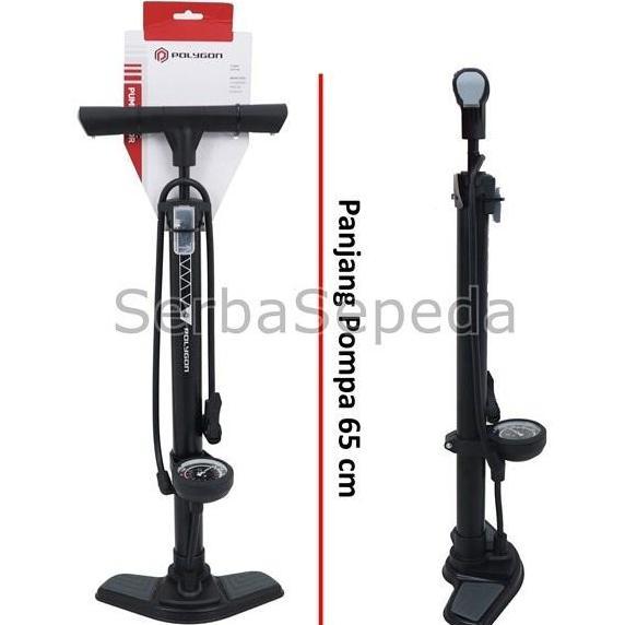 Pompa Sepeda - Pompa Lantai Polygon STX