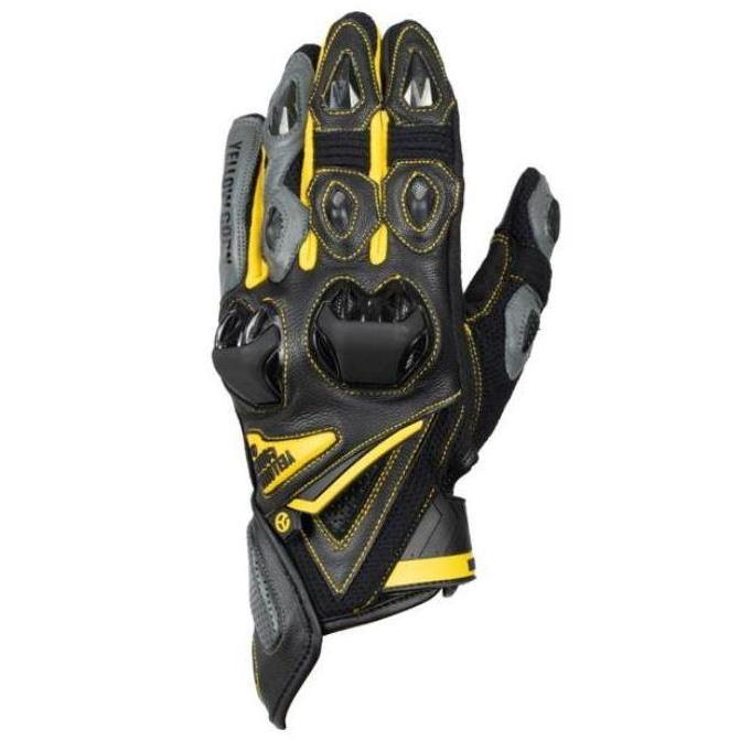 GLOVE YELLOW CORN YG-346 BLACK/YELLOW | SARUNG TANGAN MOTOR | ORIGINAL