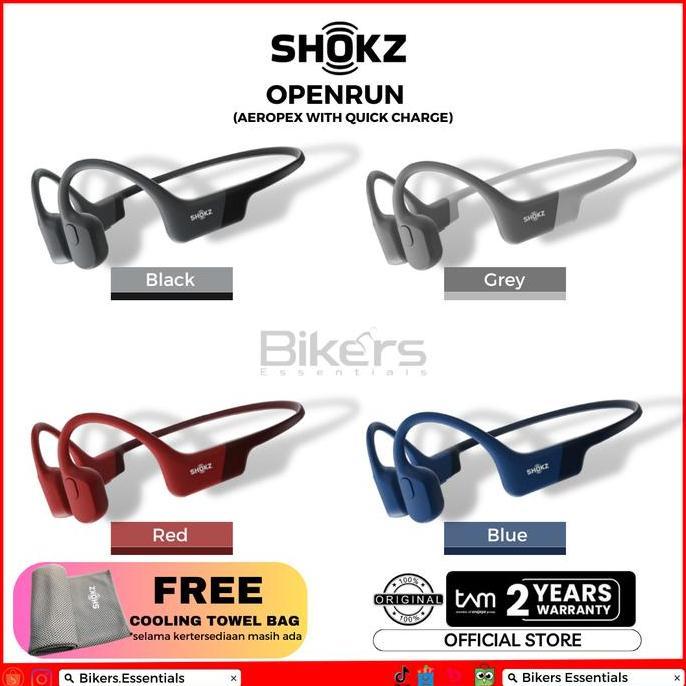 Shokz - OpenRun Bone Conduction Open - Ear Endurance Headphones