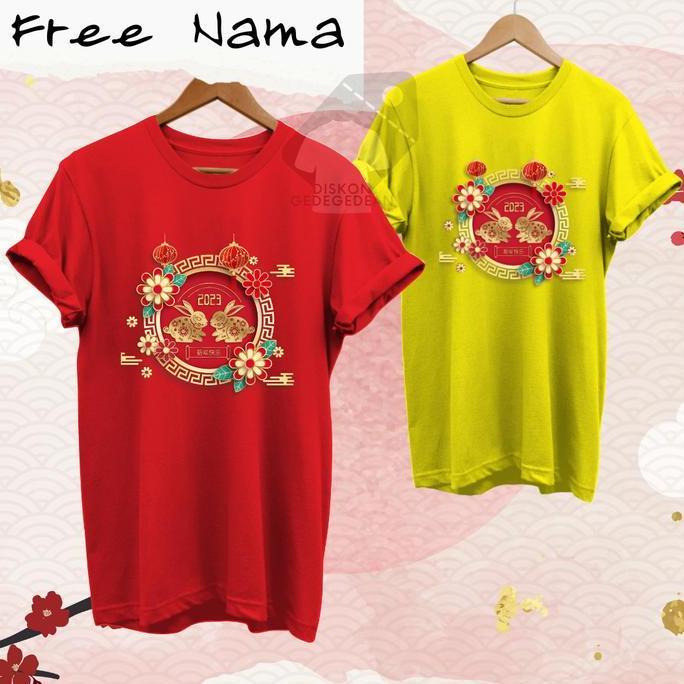 Kaos Imlek Shio Kelinci - Baju Imlek Shio Kelinci - Tshirt Imlek 12