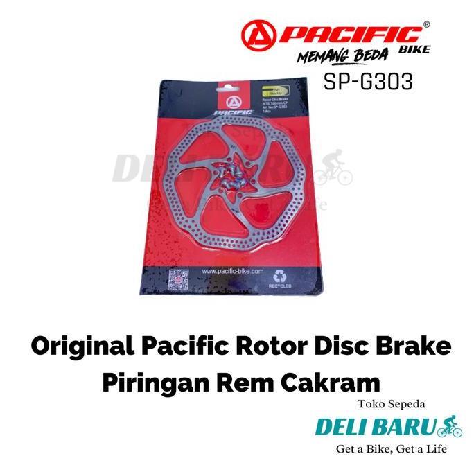 Promo Piringan rem cakram/rotor disc brake sepeda MTB model 6 baut COD