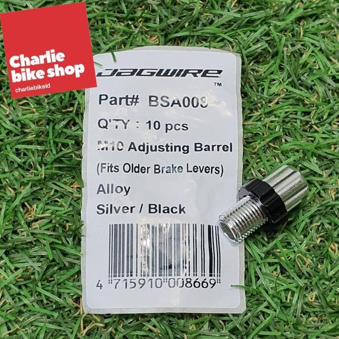Promo JAGWIRE M10 Brake Lever Adjusting Barrel Alloy Silver Black BSA008 COD