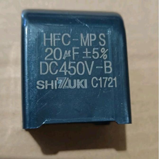 kapasitor dc 20uf 450v original TERBARU