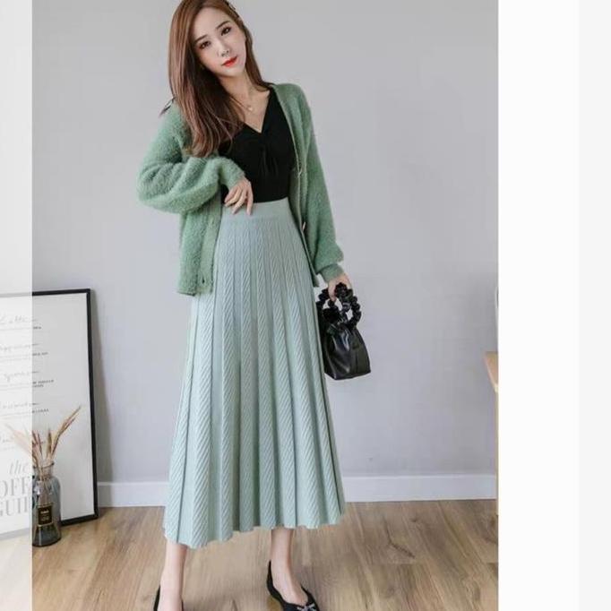 ROK RAJUT PREMIUM IMPORT, KNITT SKIRT IMPORT