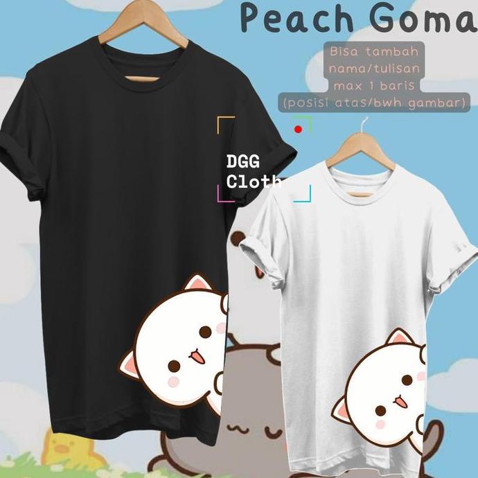 KAOS PEACH GOMA-BAJU PEACH GOMA CUTE - Type 9