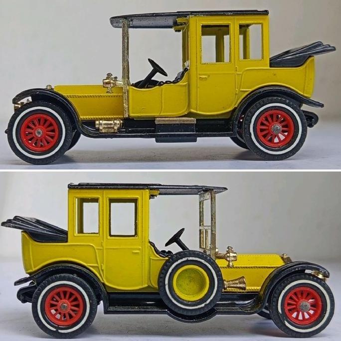 diecast vintage matchbox lesney england model of yesteryear 1912 roll royce kode 1326