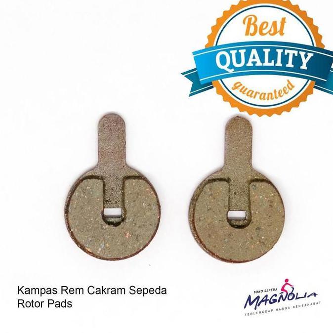 Promo Kampas Rem Cakram Sepeda Bulat MTB Gunung Roadbike Disc Brake Pad COD