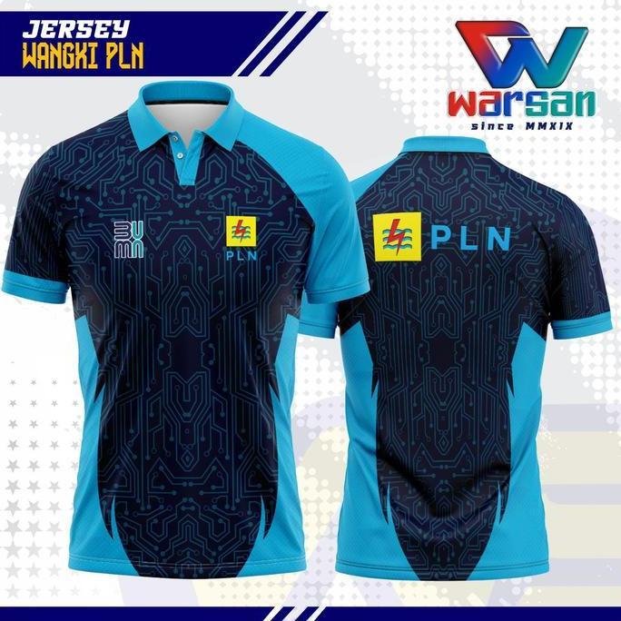 JERSEY WANGKI PLN / KAOS POLO PLN / SERAGAM PLN / BAJU LAPANGAN PLN FULL PRINT