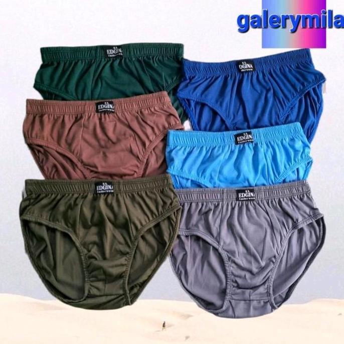 Promo CELANA DALAM PRIA DEWASA MERK EDGINA / CD EDGINA MURAH BERKUALITAS Celana Dalam Pria Karet Cow