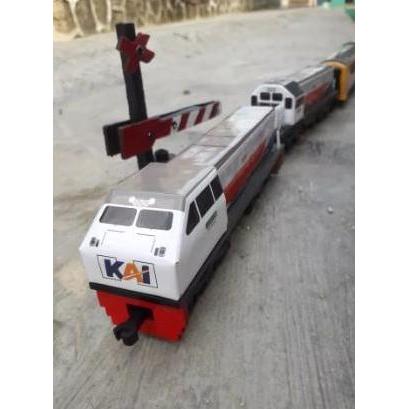 Mainan Kereta Api Indonesia Lokomotif Gerbong Kereta Api Diecast Kai Kode 103