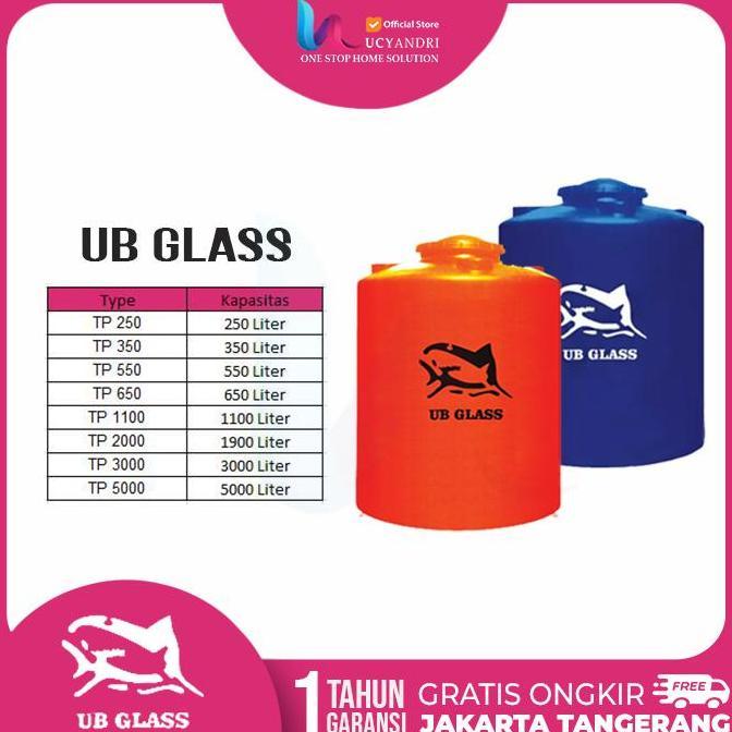 Sale Tangki Air Ub Glass Tp 5000 Toren Tandon Plastik