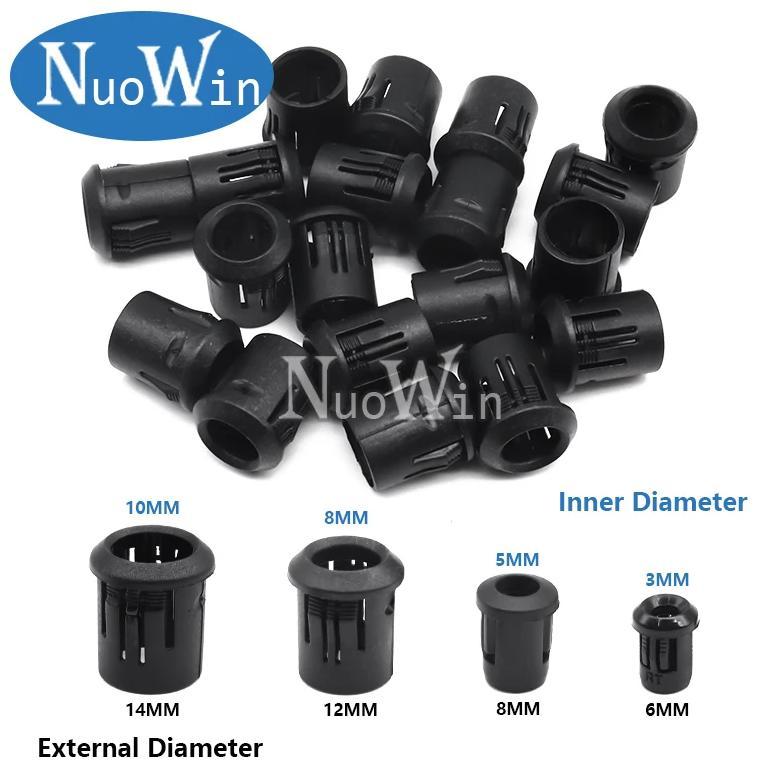 10pcs Black Plastic Lamp Bases 3mm/5mm/8mm/10mm LED Diode Holder Black Clip Bezel Socket Mount DIY L