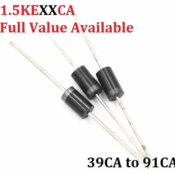 20PC 1.5KE39CA 1.5KE43CA 1.5KE47CA 1.5KE51CA 1.5KE91CA 1.5KE56CA 1.5KE62CA 1.5KE82CA 43/47/51CA/56CA