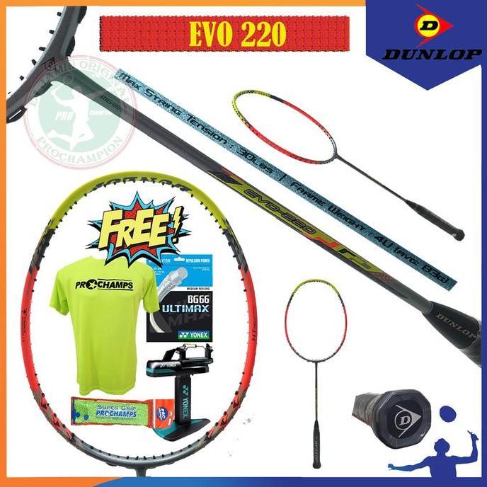 DUNLOP EVO 230 / EVO230 RAKET BADMINTON ORIGINAL
