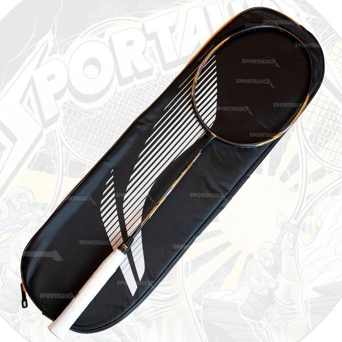ASLI Raket Badminton Lining Windstorm 72 Black/Gold AYPR042 READY STOCK