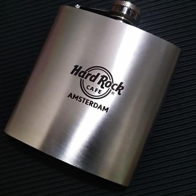Baritaxxs - botol minum stainless hip flask hard rock cafe 6oz