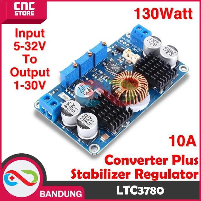 LTC3780 AUTO DC BUCK-BOOST CONVERTER + STABILIZED REGULATOR 10A 130W Promo